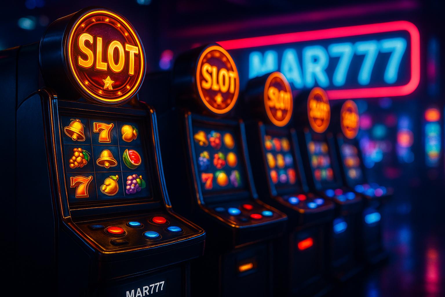 Explore o mundo das slot machines no MAR777 Casino